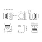Foxeer 3 Mini Night1200TVL 0.00001lux IR Sensitive Night Vision Camera 850nm IR Light PAL/NTSC RC Racing